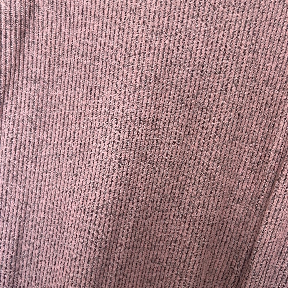EUC Hello Miz Women's Ribbed Long Sleeve Mock Neck Maternity Top - Medium - Picture 5 of 8